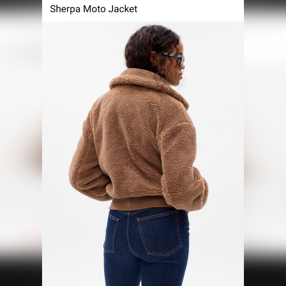 GAP Sherpa Teddy Bear Jacket Sz M